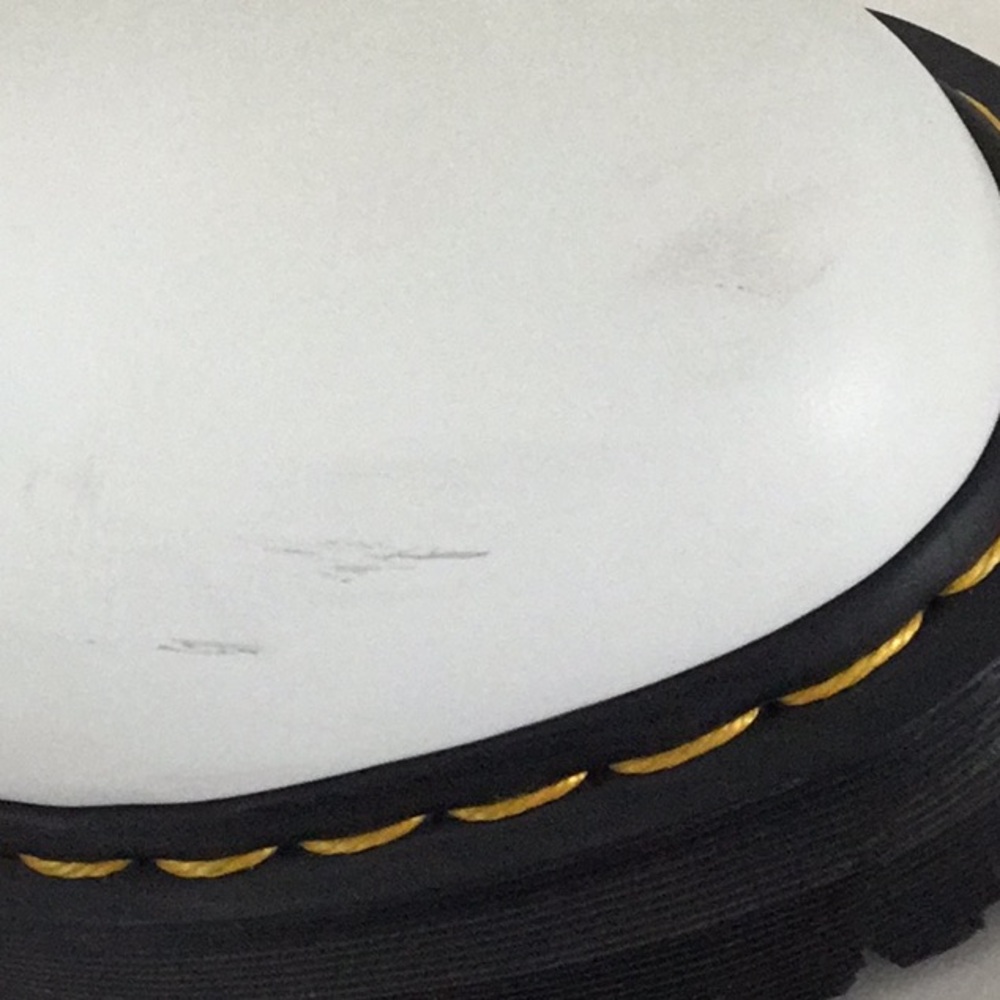 Dr. Martens White Platform Boots - Picture 10 of 11
